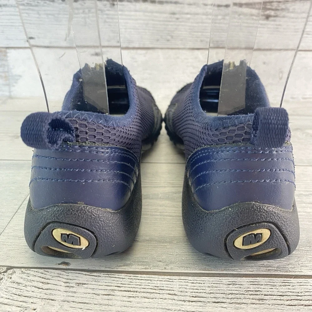 MERRELL Barrado Breeze Shoes Youth 13 Navy Blue Zip Up Play Performance Footwear